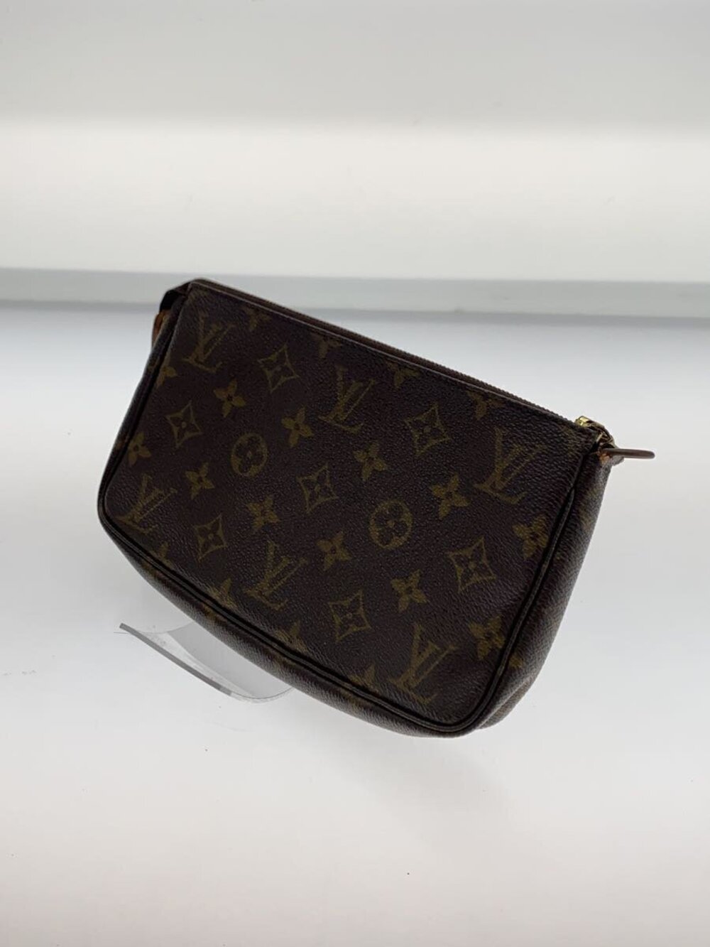 Louis Vuitton Canvas Monogram Accessoires Pochette Brown